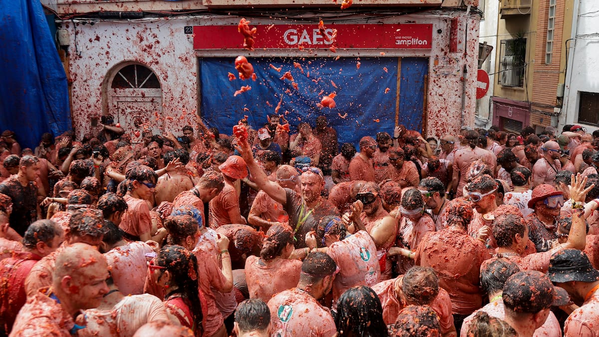 Tomatina de Buñol en Valencia: horario y dónde ver en directo
