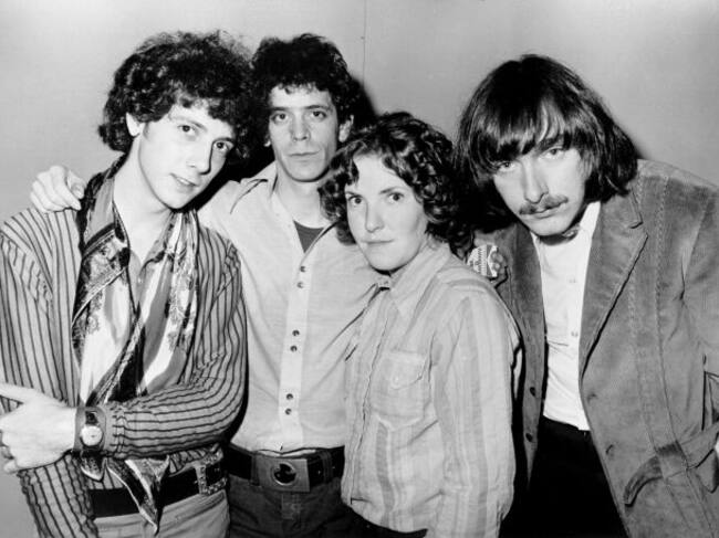 Doug Yule, Lou Reed, Maureen &quot;Moe&quot; Tucker y Sterling Morrison, miembros de The Velvet Underground, en 1970. 