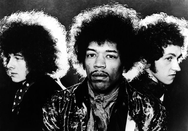 El grupo de rock &#039;The Jimi Hendrix Experience&#039;, lformado por Noel Redding, Jimi Hendrix y Mitch Mitchell