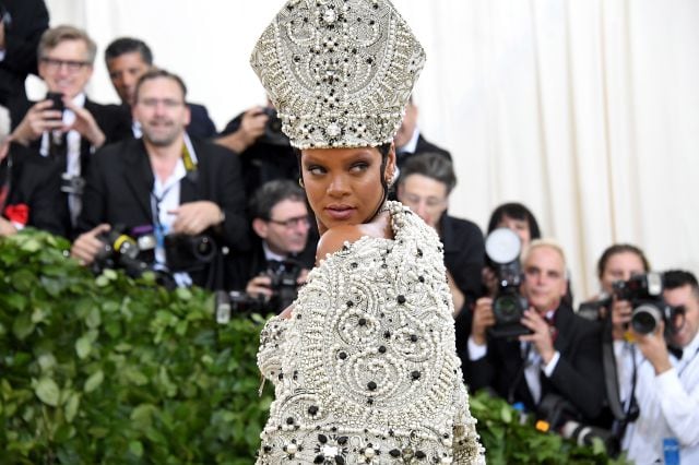 Rihanna en la Met Gala 2018.