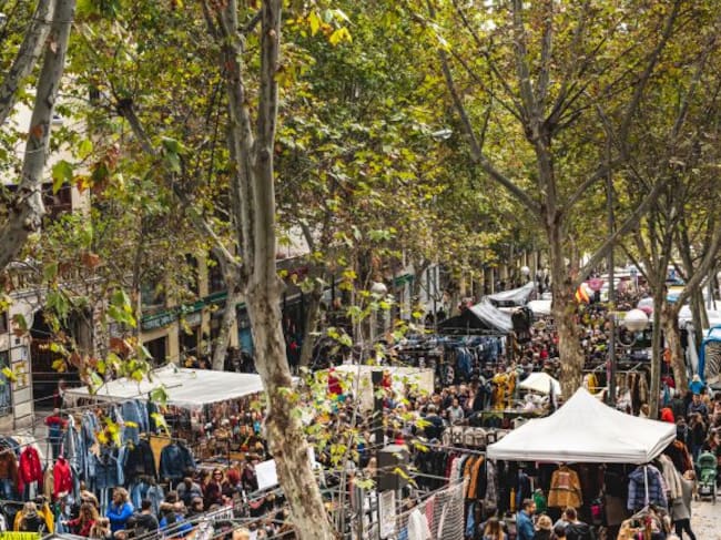 El Rastro de Madrid.