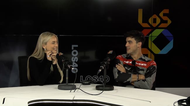 Ana Mena y Óscar Casas en su entrevista con LOS40 por el estreno de su película 'Ídolos'. / LOS40