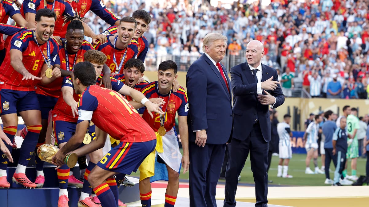 El comentario de Jordi Évole sobre el momento incómodo de Trump en el Mundial: "A lo español"