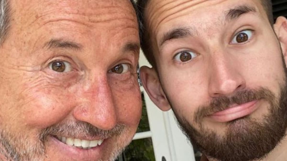 La broma de Ricky a su papá Ricardo Montaner: ¡Lo grabó en ropa interior!