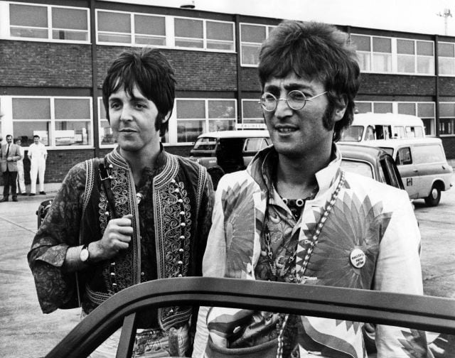 Paul McCartney y John Lennon en el año 1967.