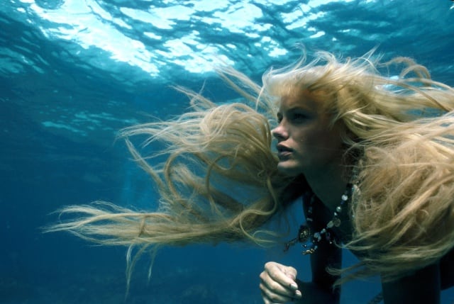 Daryl Hannah en un fotograma de 1,2,3 Splash