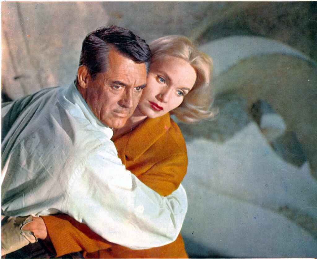Cary Grant y Eva Marie Saint en 'Con la muerte en los talones'