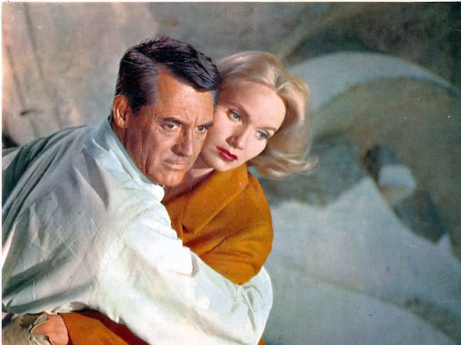 Cary Grant y Eva Marie Saint en 'Con la muerte en los talones'