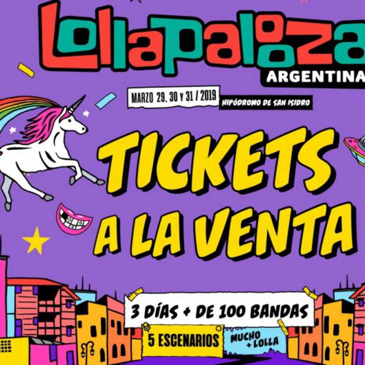 Lollapalooza 2019: ¡120.000 entradas vendidas en 3 horas!