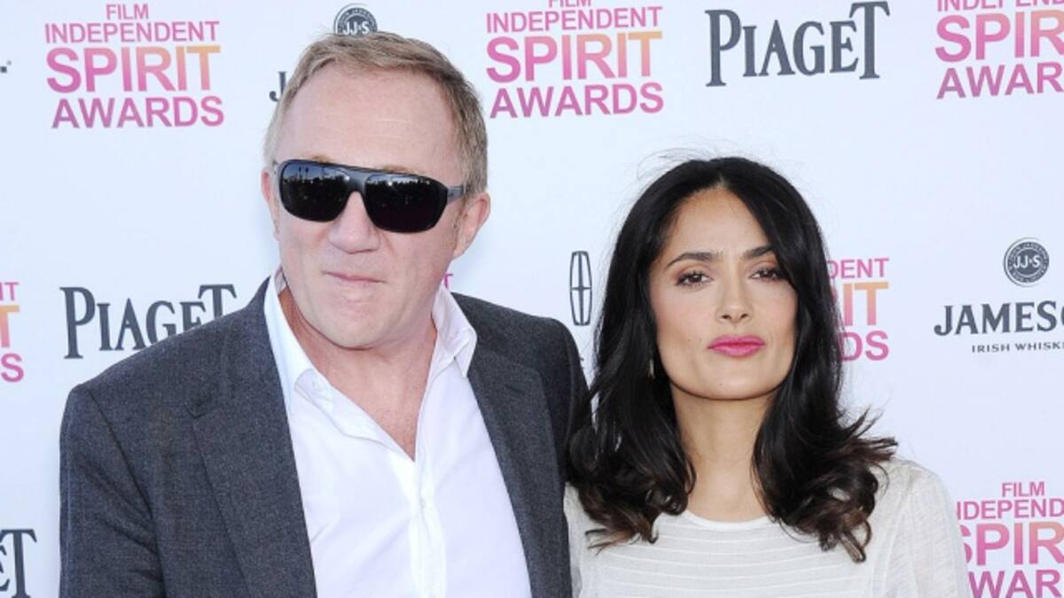 Salma Hayek no deja que su marido le pague las facturas