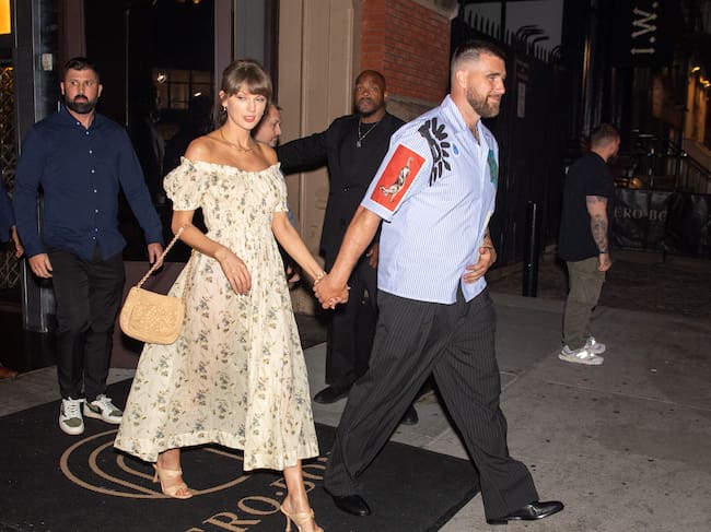 Taylor Swift y Travis Kelce el 15 de mayo de 2026 en Nueva York.