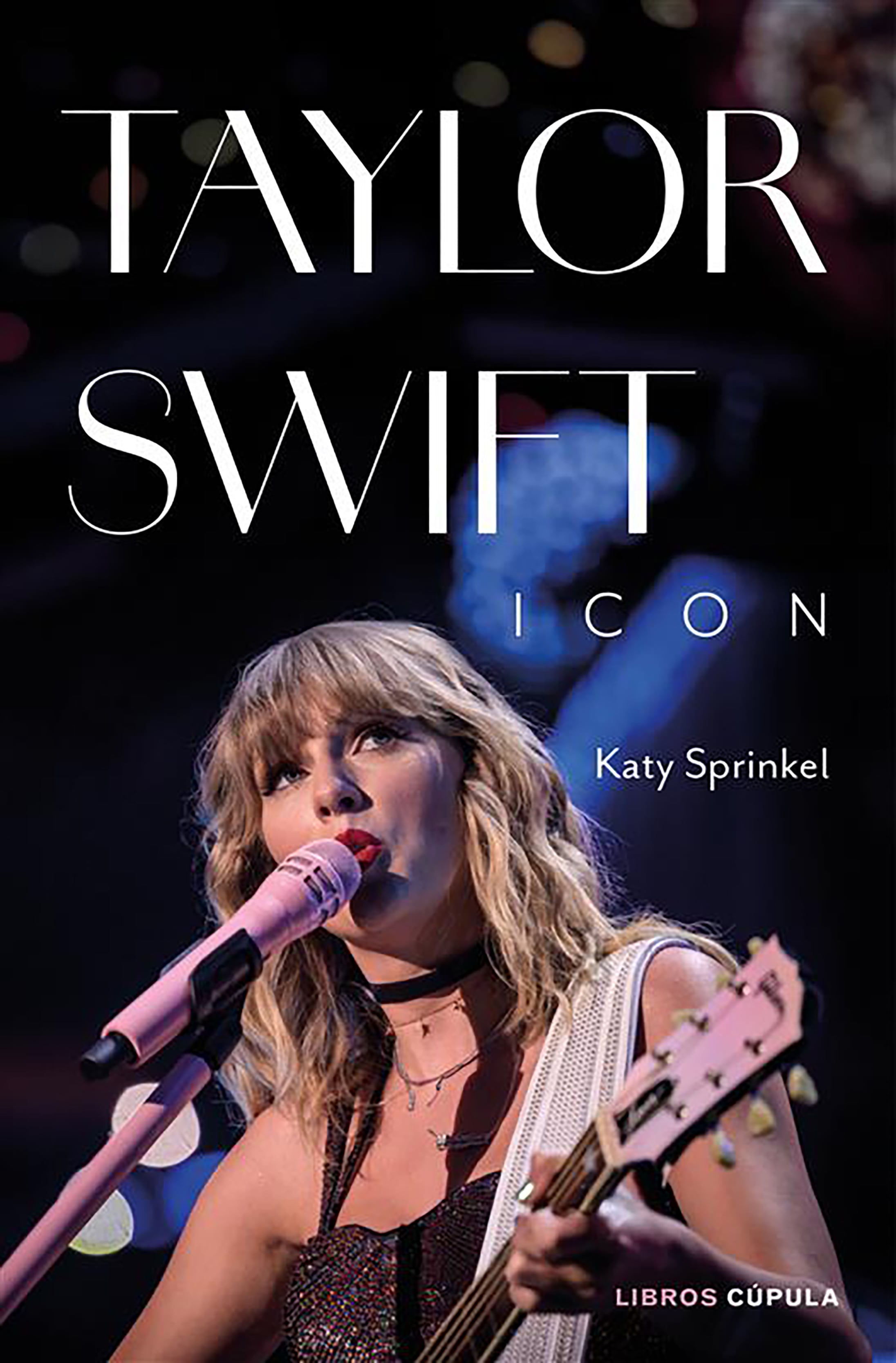 Portada de &#039;Icon&#039;, un libro sobre Taylor Swift.