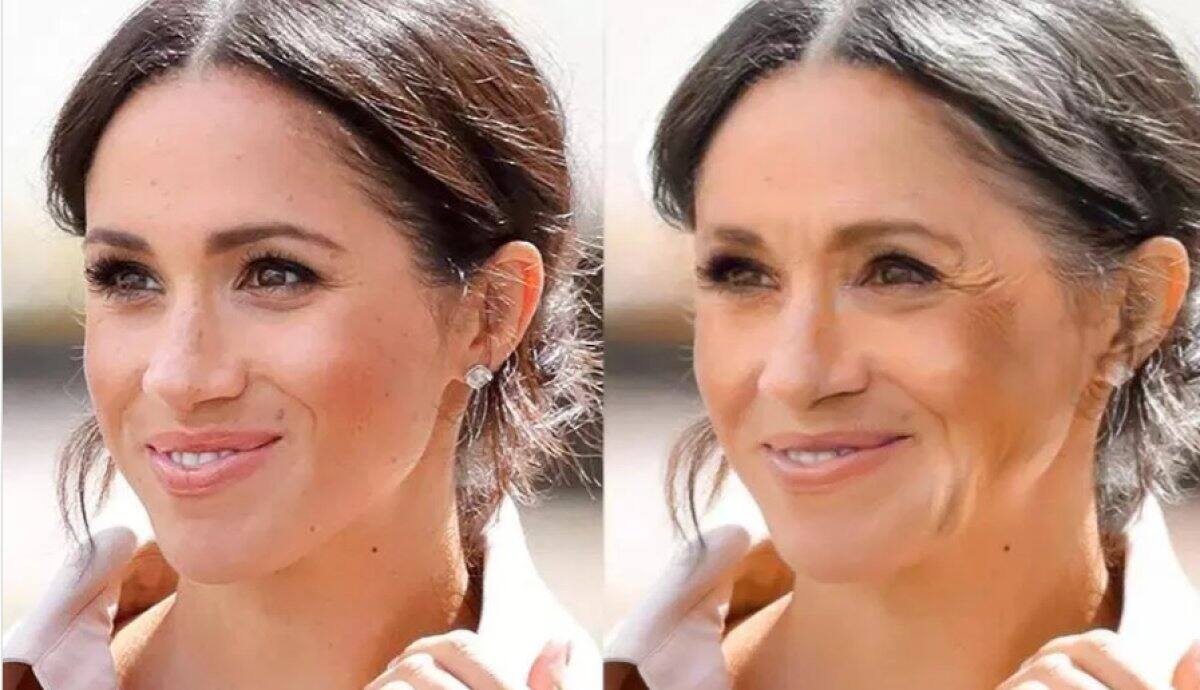 Meghan Markle - Así sería dentro de 20 años.