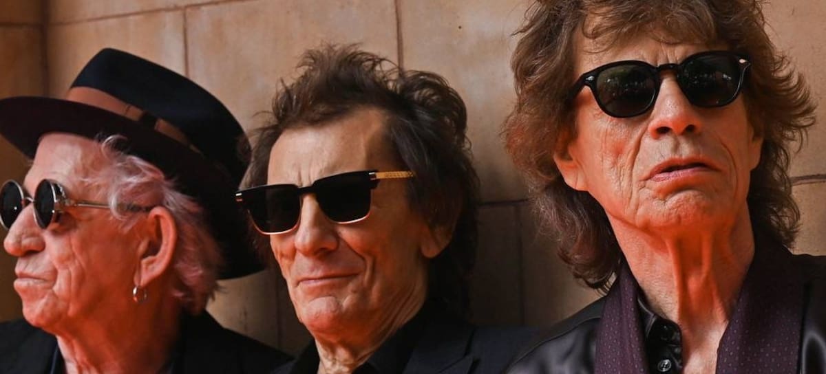 Keith Richards, Ronnie Wood and Mick Jagger (Rolling Stones) en la presentación de 'Hackney Diamonds' en 2023. / Stuart C. Wilson