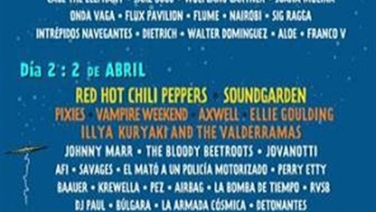 Lollapalooza Argentina anuncia el line up completo