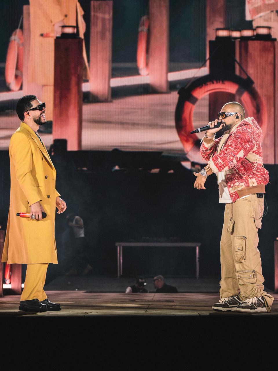 Ryan Castro y Sean Paul en concierto en Medellín