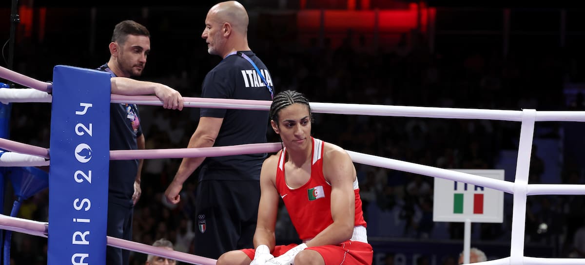 Imane Khelif en los Juegos Olímpicos de París 2024.