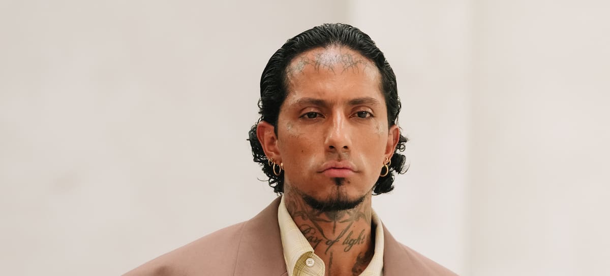 Daiky Gamboa en la Milan Fashion Week 2026