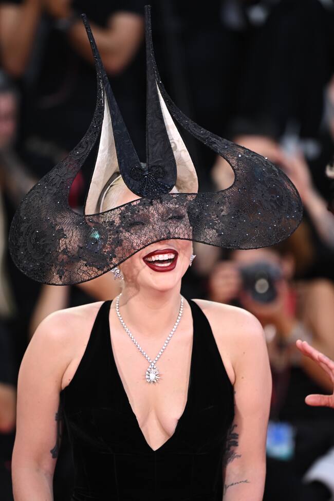 Lady Gaga en la premiere de "Joker: Folie A Deux" en el Festival de Venecia