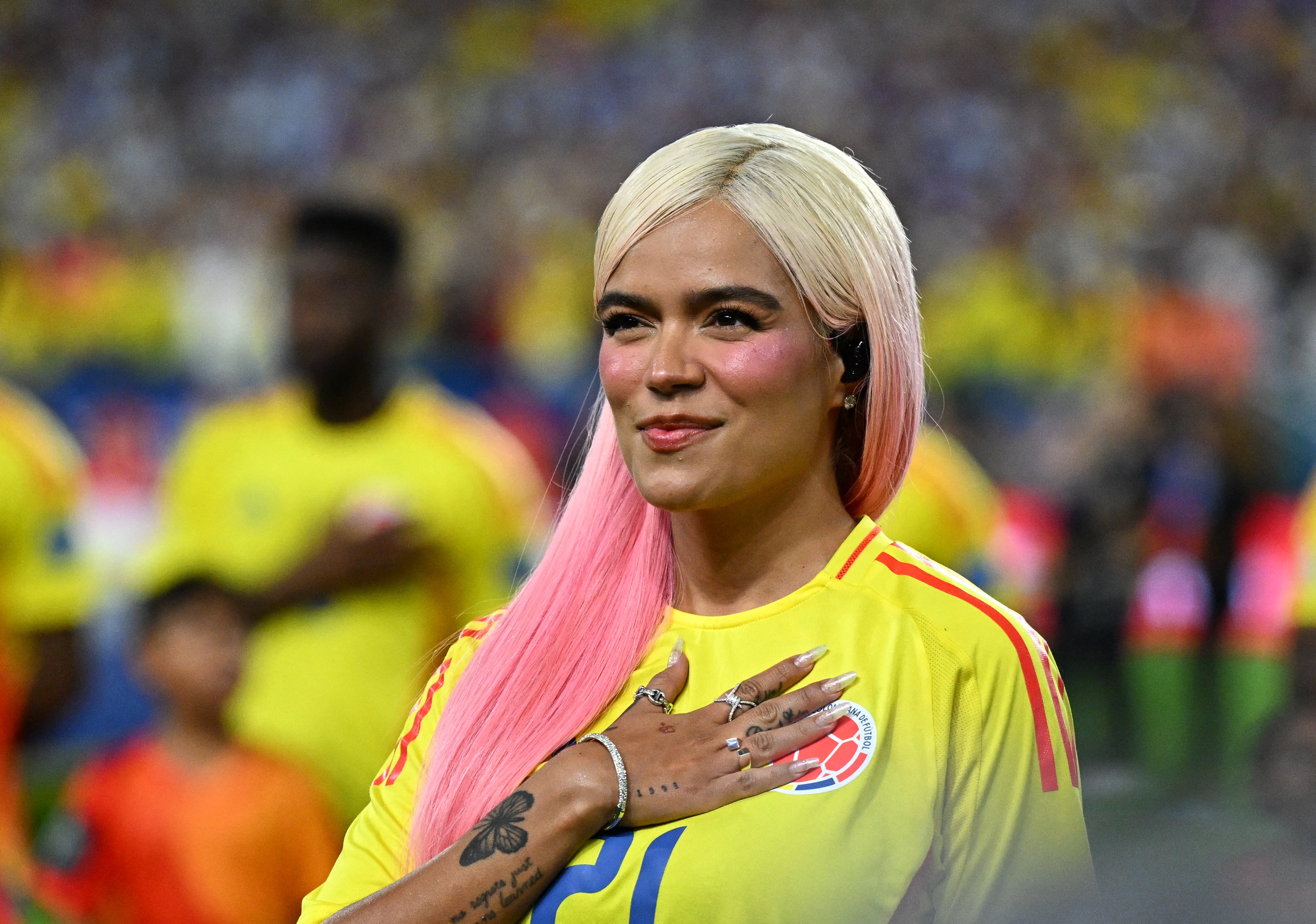 Karol G, en la final de la Copa América 2024