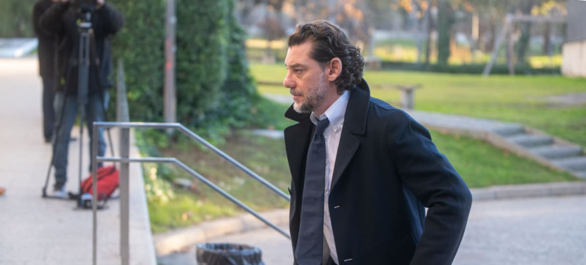 Jonathan Andic, hijo de Isak Andic, en el funeral de su padre