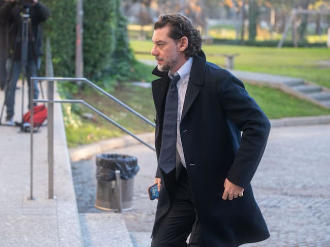 Jonathan Andic, hijo de Isak Andic, en el funeral de su padre