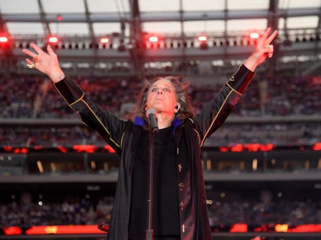 Ozzy Osbourne durante un concierto en California en el 2022.