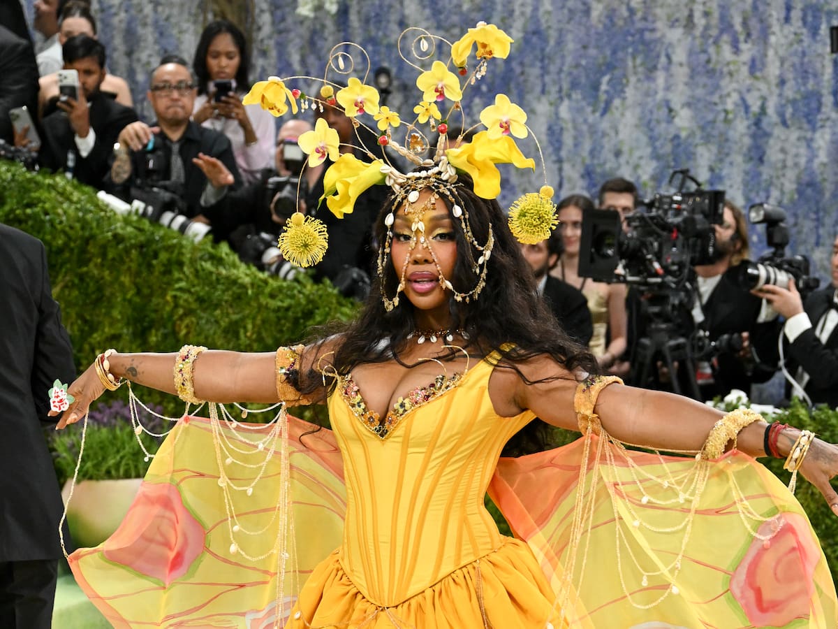 SZA deslumbra en la Met Gala 2026 con un look cargado de simbolismo: "Así es como me veo a mí misma"