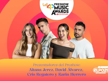 Quiénes son los presentadores el Preshow de LOS40 Music Awards Santander 2025