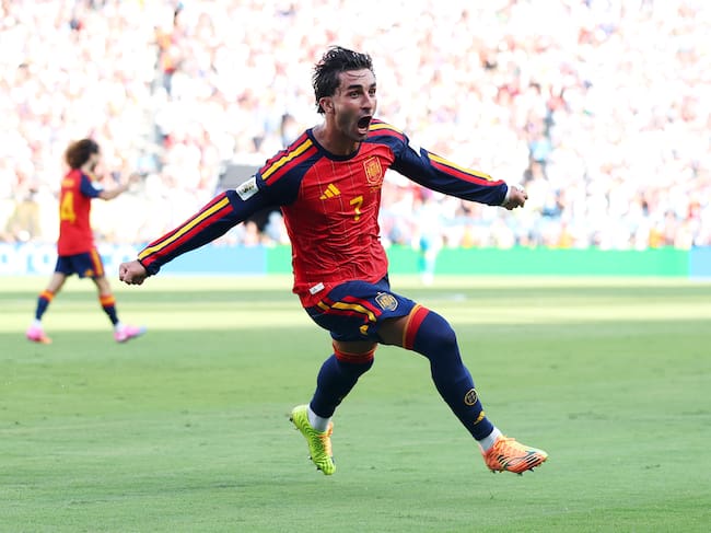Ferran Torres celebrando su gol en la final del Mundial 2026.