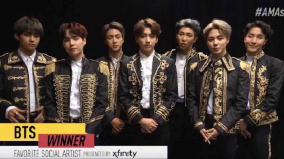 BTS hace historia en los American Music Awards