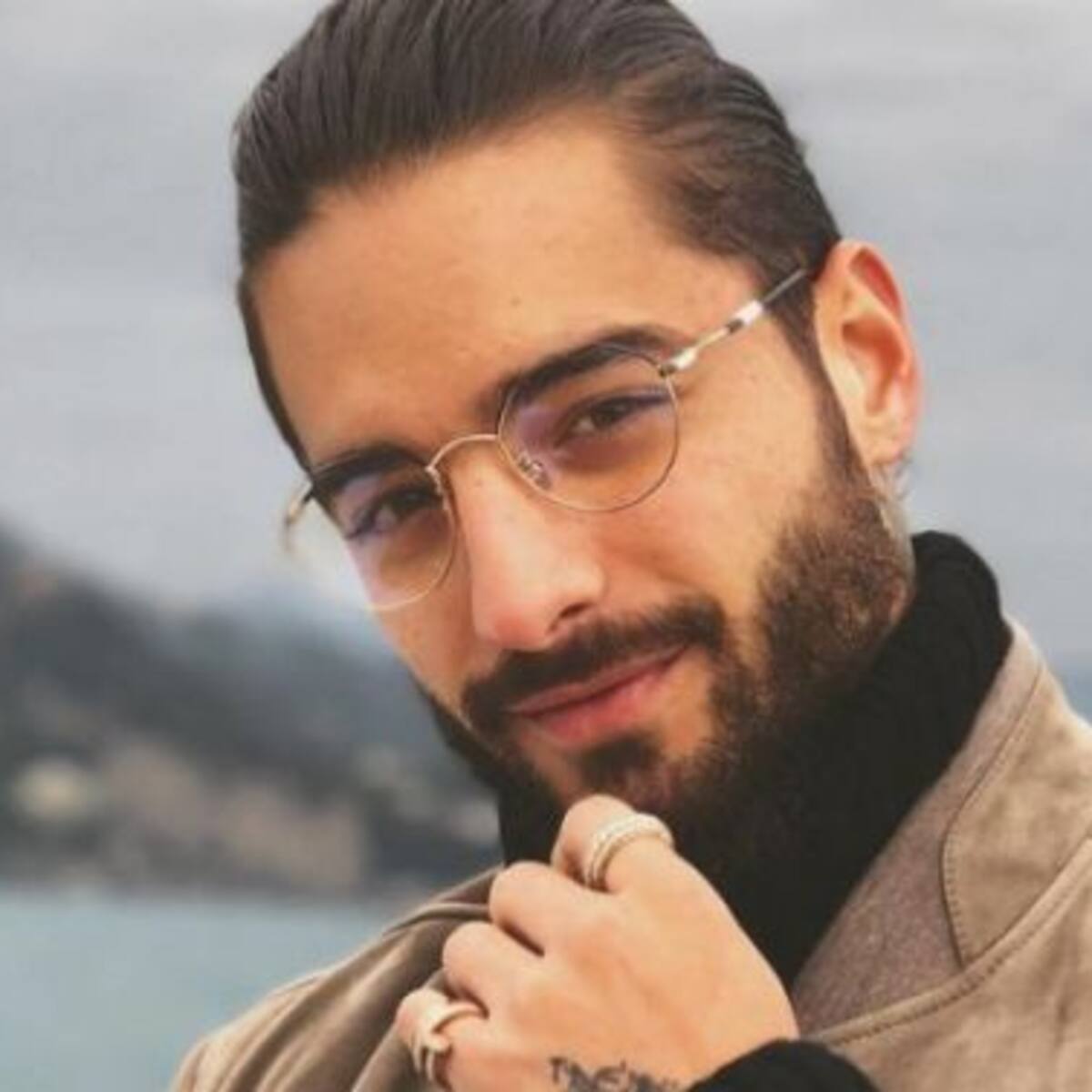 Las románticas fotos de Maluma y su novia Natalia Barulich