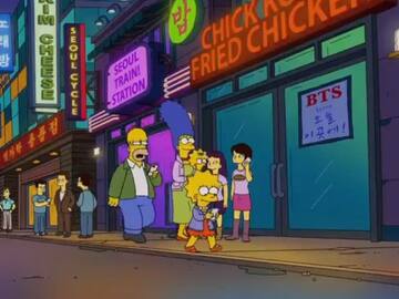 NI LOS SIMPSON SE ESCAPAN A LA FIEBRE BTS