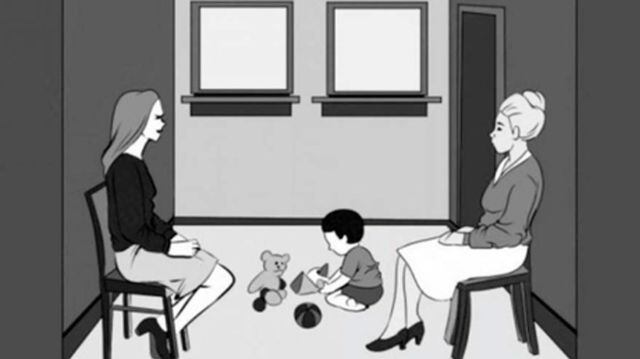 Reto visual: ¿Quién de las dos mujeres es la madre del niño?