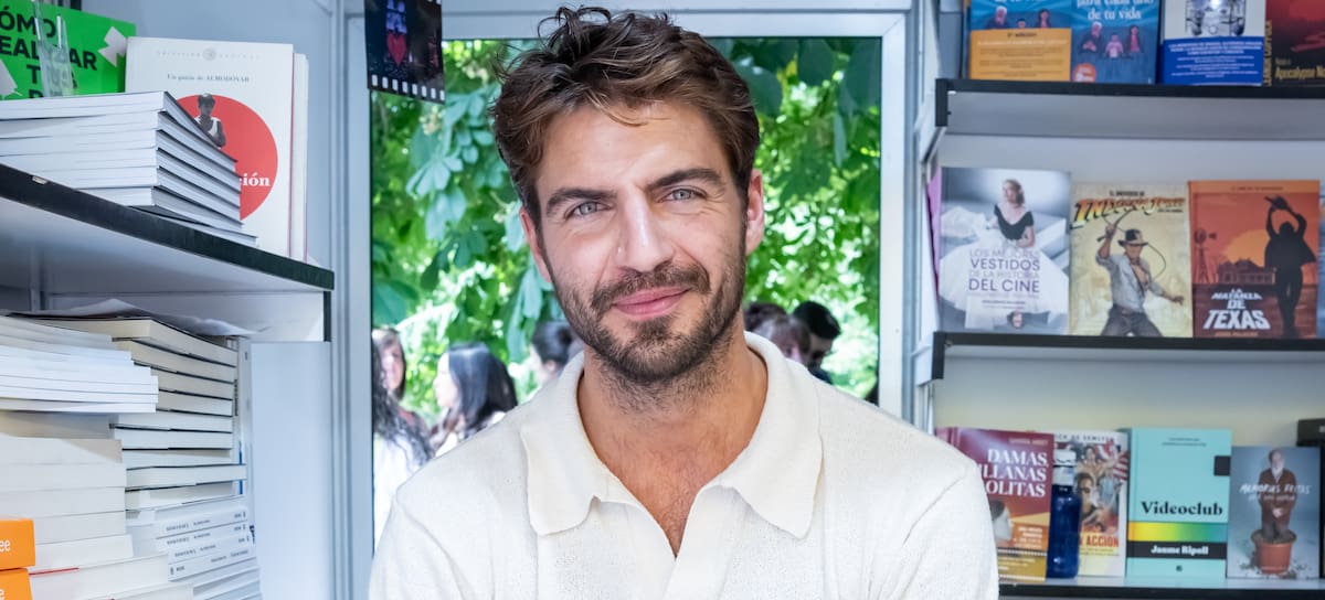 Maxi Iglesias en la Feria del libro de Madrid