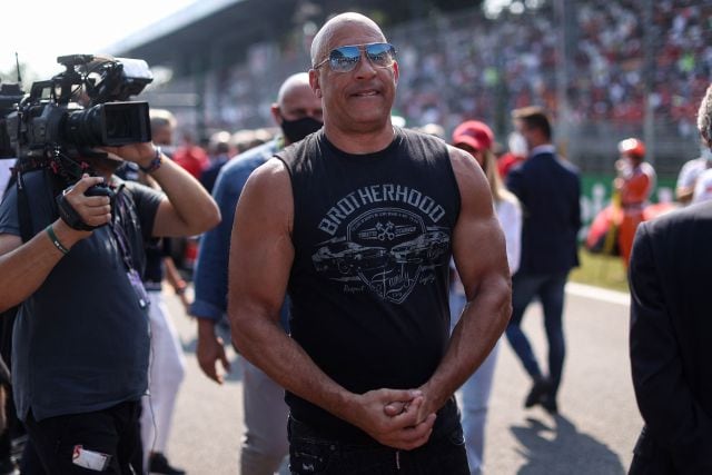 Vin Diesel el 12 de septiembre de 2021 demostrando que ya ha vuelto a ponerse en forma tras el verano