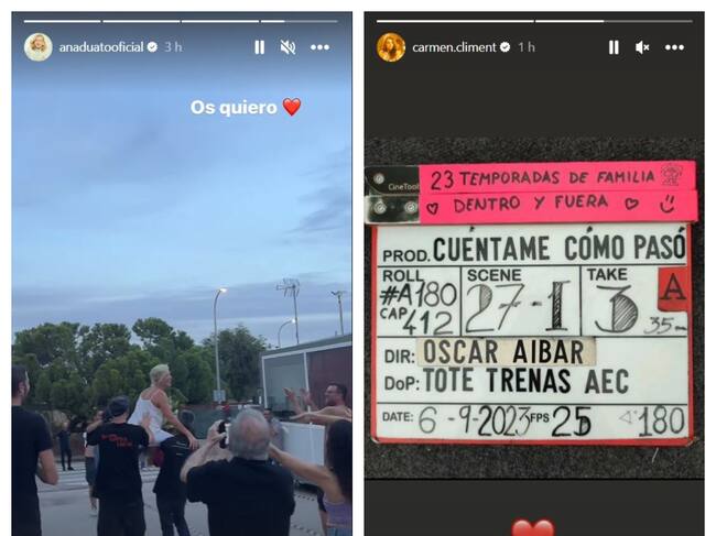 Los actores se despiden de Cuéntame.