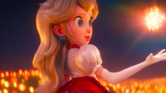 Peach en su forma de fuego.