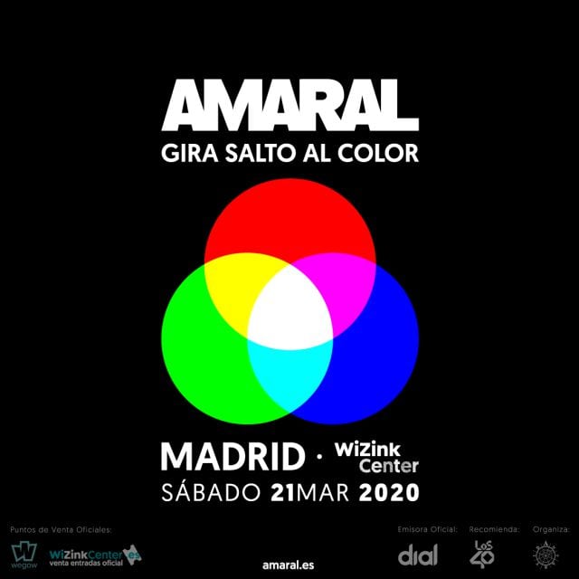 Amaral, el 21 de marzo en el Wizink Center de Madrid.