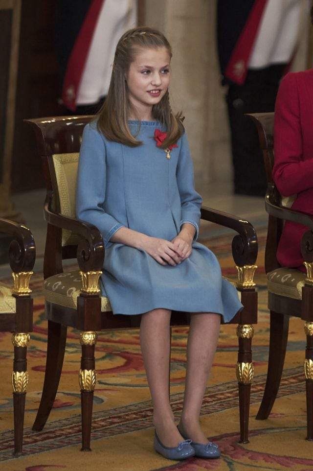 Un estilismo acertado para el primer acto público de la princesa Leonor.