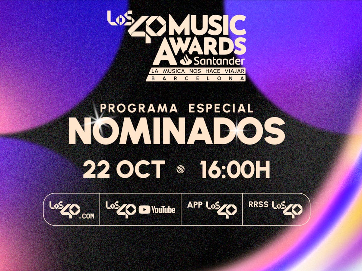 LOS40 Music Awards Santander 2026 anuncia las nominaciones: cuándo y dónde ver el programa especial de nominados en directo