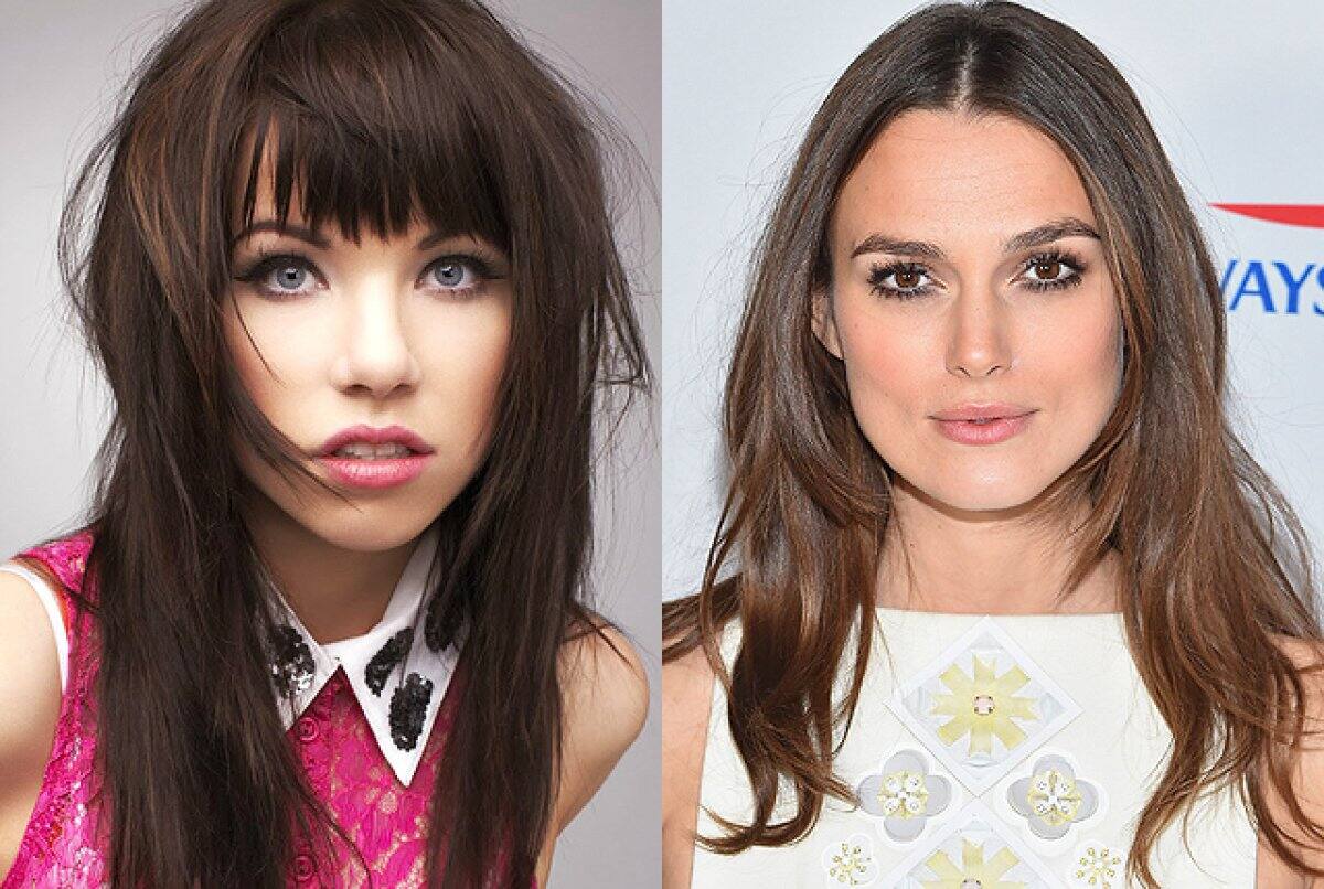 Carly Rae Jepsen y Keira Knightley cumplieron 30 este año.