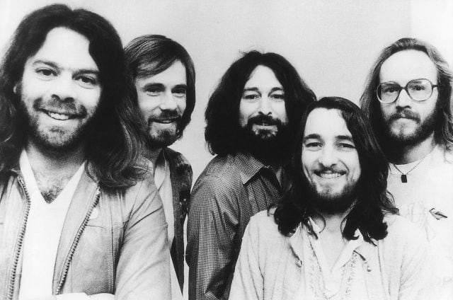 De izquierda a derecha: Bob C Benburg, Dougie Thomson, Rick Davies, Roger Hodgson y John A Helliwell.