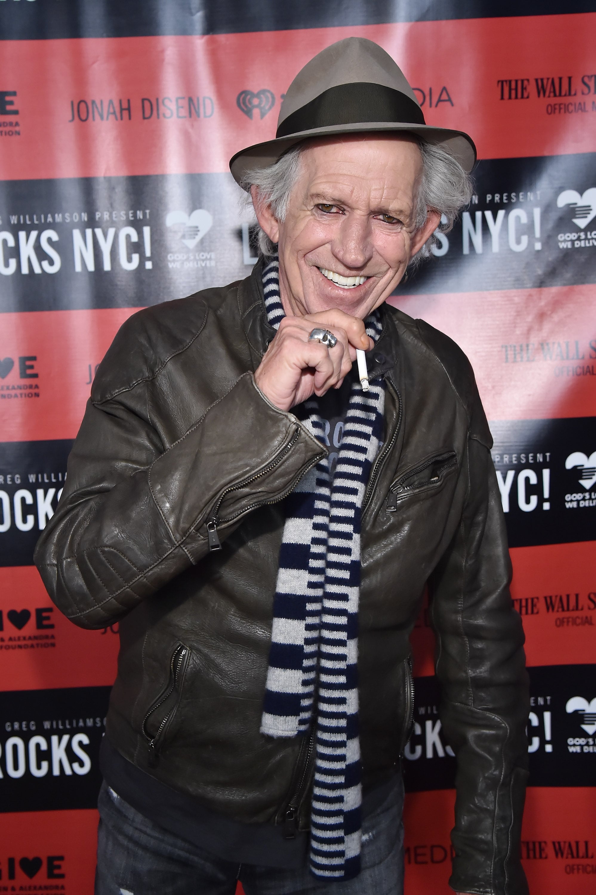 Keith Richards en LOVE ROCKS NYC! en 2018 en Nueva York