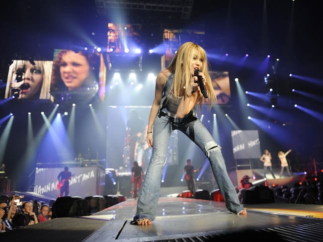 Miley Cyrus en el tour 'Best of Both Worlds'.