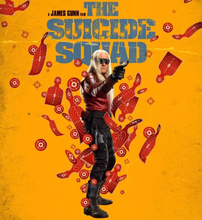 Michael Rooker como Savant en un cartel de 'Escuadrón Suicida'