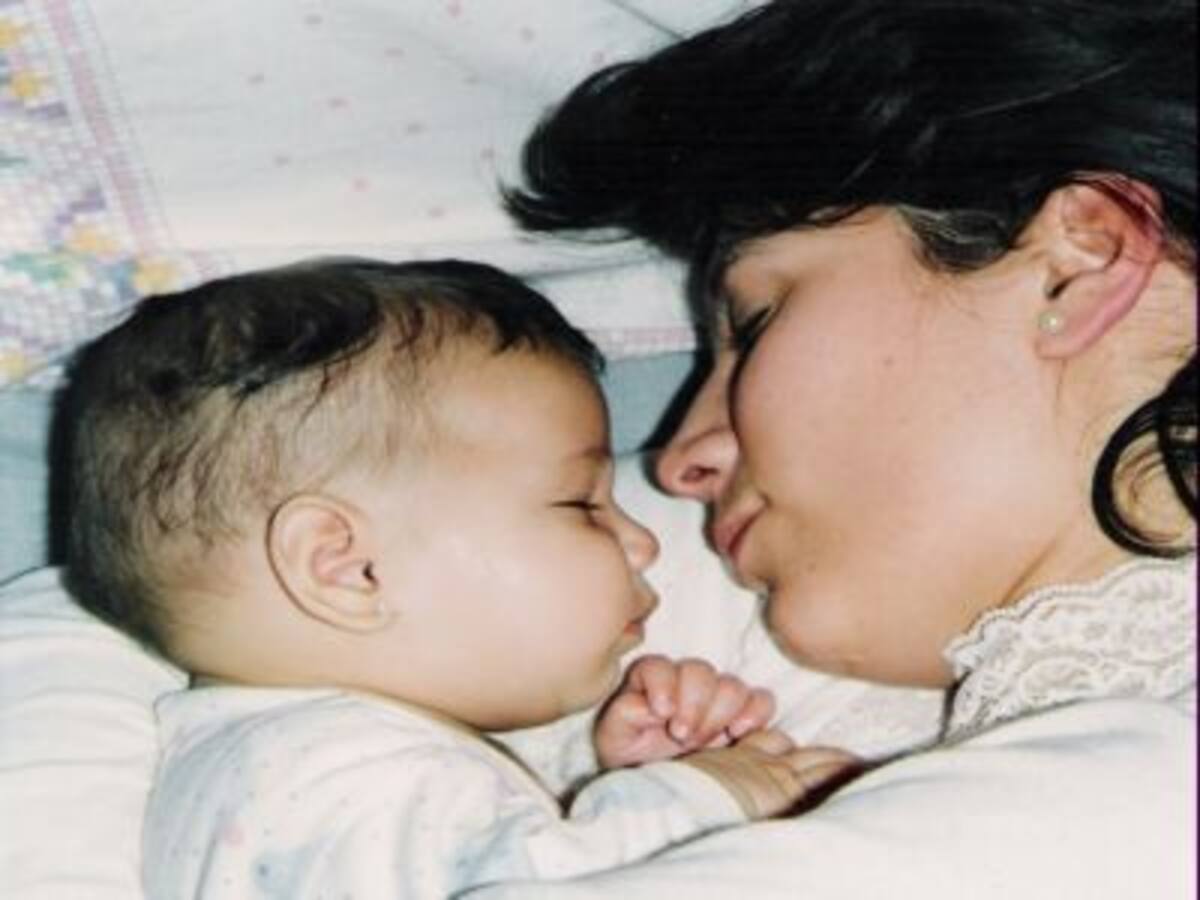 Azul y su mamá