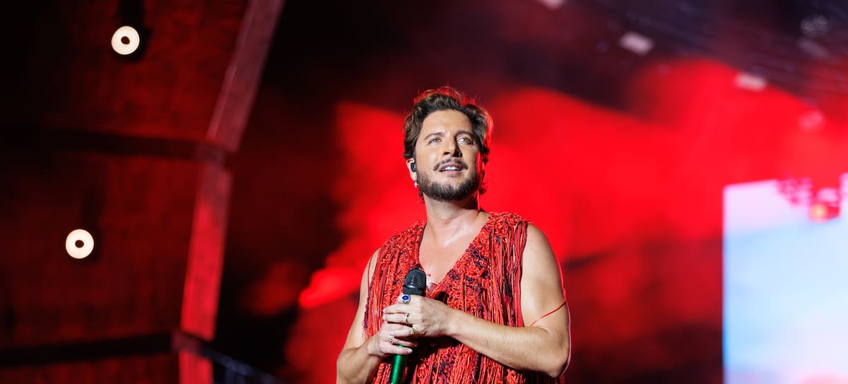 Manuel Carrasco en un concierto en el Palau Sant Jordi de Barcelona.
