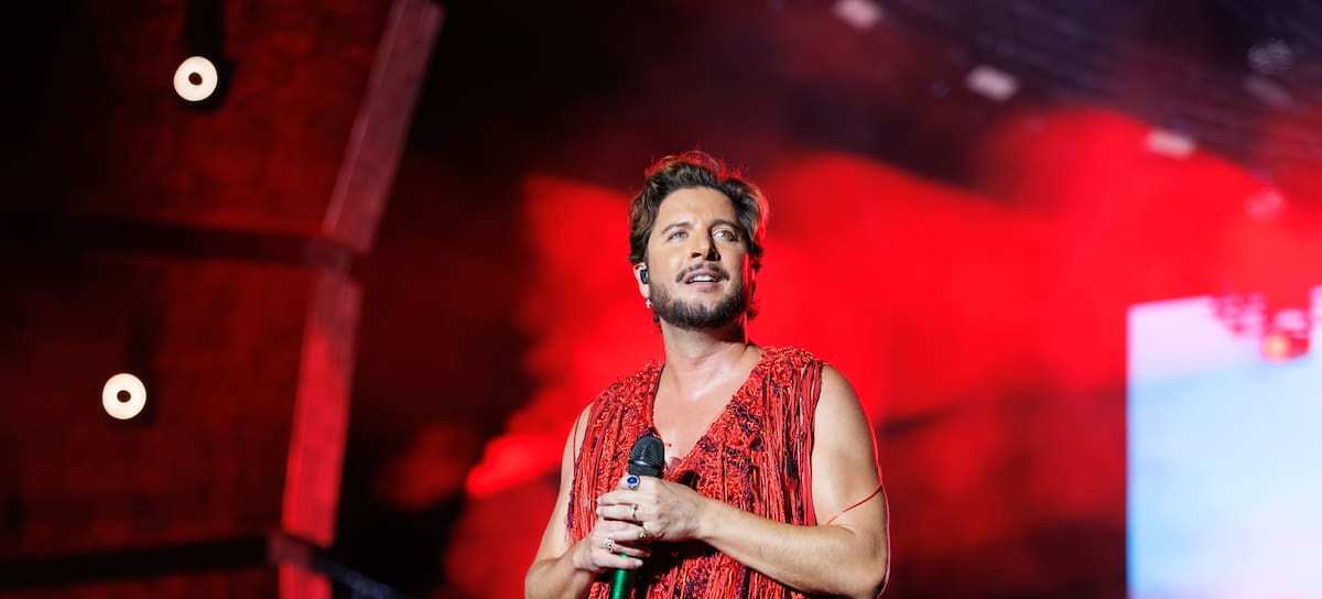 Manuel Carrasco en un concierto en el Palau Sant Jordi de Barcelona.