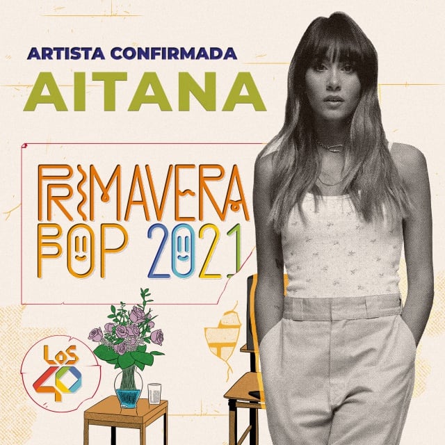 Aitana estará en LOS40 Primavera Pop 2021